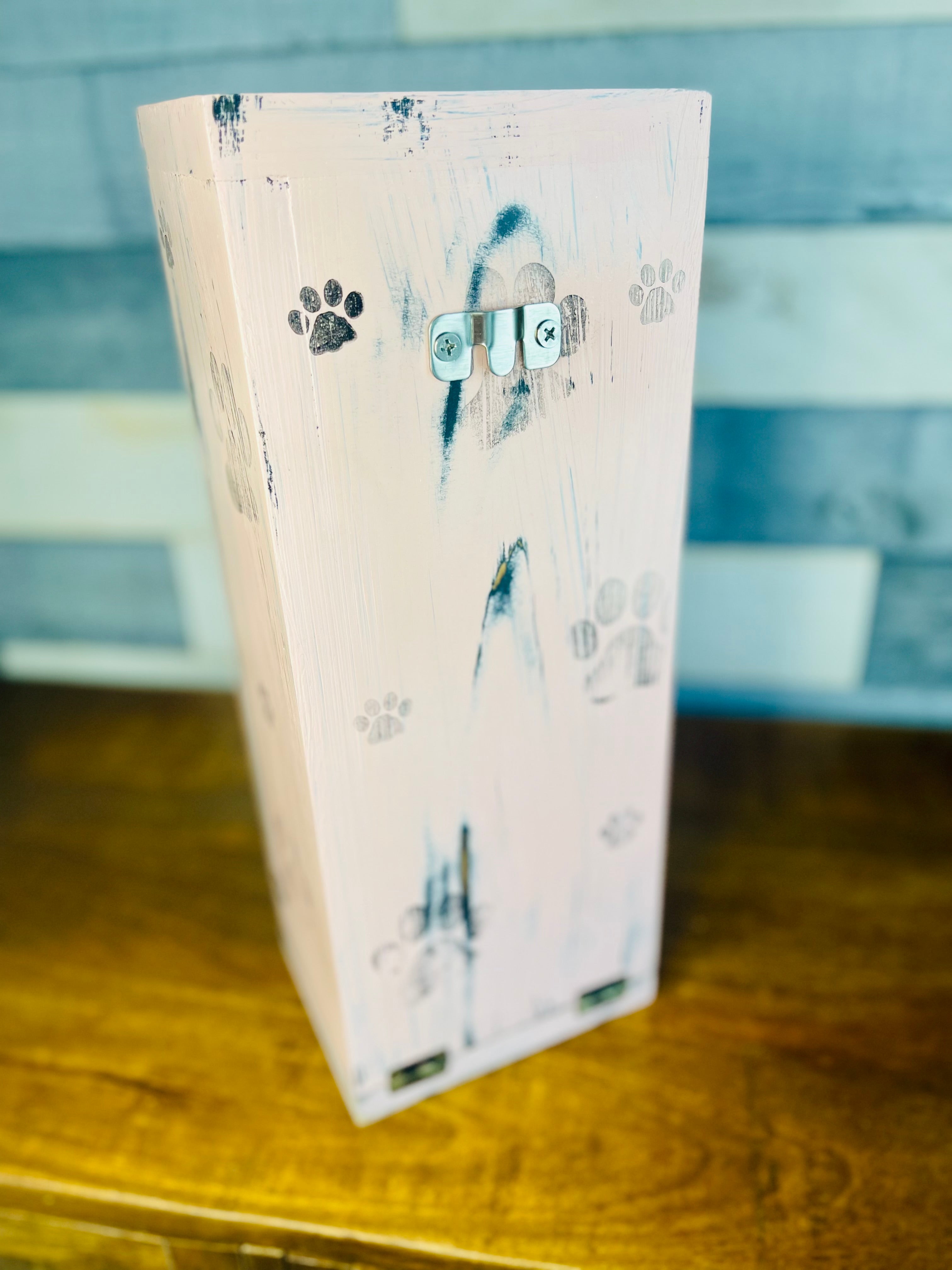 Dog Poop Receptacle (Pink and Black)